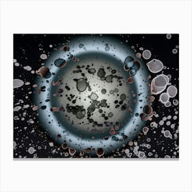Abstraction Eclipse Of The Moon Canvas Print