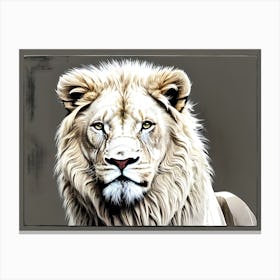 Lion art 73 Canvas Print