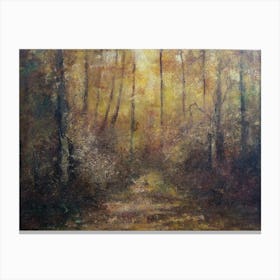 Path In The Woods Canvas Print