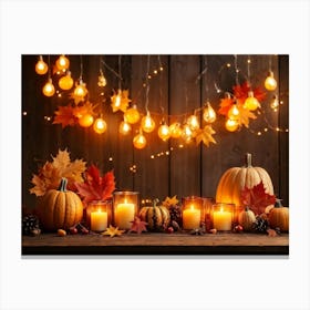 Autumn Decor Canvas Print