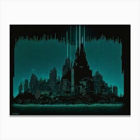 City In The Night Toile