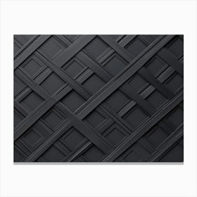 Abstract Black Wallpaper Canvas Print