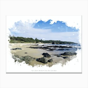 Flynn S Beach, Mid North Coast, New South Wales Canvas Print