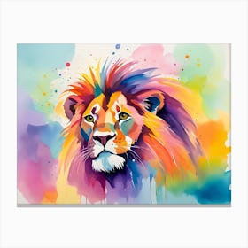 Lion Painting 35 Canvas Print