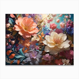 Floral Arrangement Canvas Print