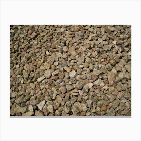 Pile Of Gravel Canvas Print