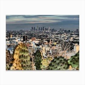 DTLA view Canvas Print