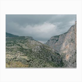 Cliffs In Calabria Canvas Print