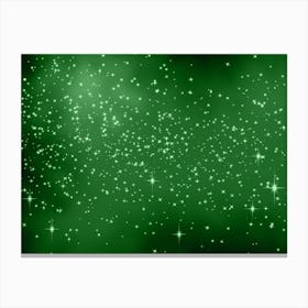 Fern Shining Star Background Canvas Print