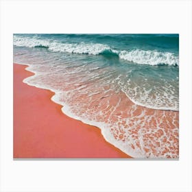 Pink Sand Beach Canvas Print