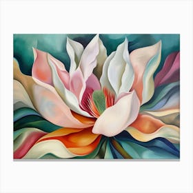 Contemporary Artwork Inspired By Georgia O Keeffe 2 Canvas Print