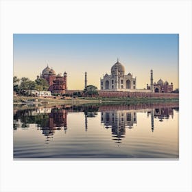 Taj Mahal Back Side Canvas Print