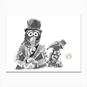 Gonzo And Rizzo Canvas Print