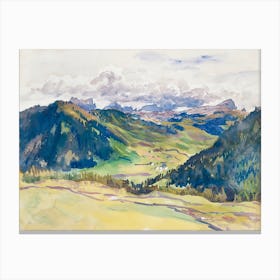 Open Valley, Dolomites, John Singer Sargent Canvas Print