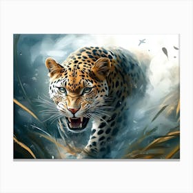 Leopard Hd Wallpaper 1 Canvas Print