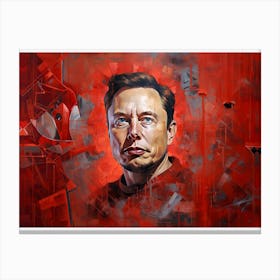 Elon Musk 4 Canvas Print