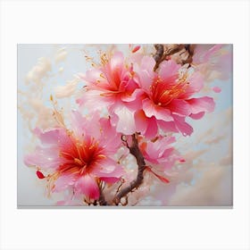 Pink Blossom Canvas Print