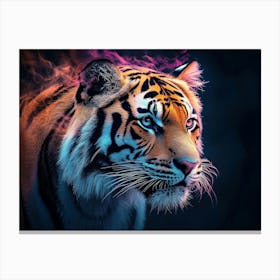 Tiger Animal Abstract 9 Canvas Print