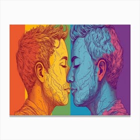 Rainbow Love 3 Canvas Print