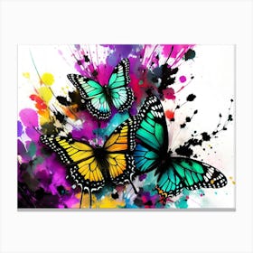 Colorful Butterflies 152 Canvas Print