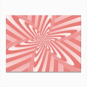 Retro Spiral Canvas Print