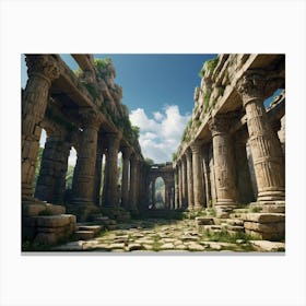 Ancient Ruins 2 Canvas Print