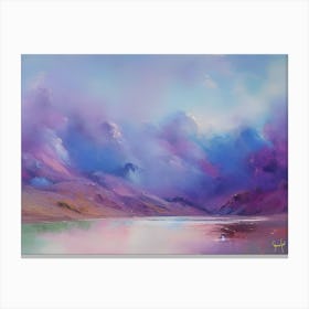 Explorer Series Deep Lake Canvas Print