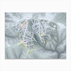 Silver Mountain Canvas Print
