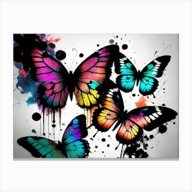 Colorful Butterflies 161 Canvas Print