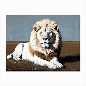 Lion art 69 Canvas Print