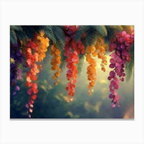 Colorful Wisteria Canvas Print