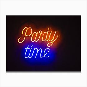 Party Time 1 Canvas Print