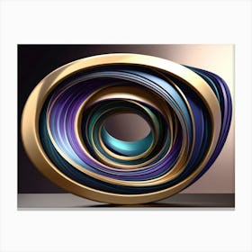 Spiral Sculpture Canvas Print