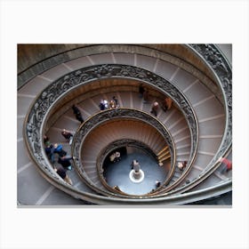 Spiral Staircase Canvas Print