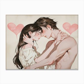 I Love You 3 Canvas Print