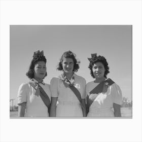 Untitled Photo, Possibly Related To Girls Of The Reception Committee At The Annual Field Day Of The Fsa (Farm Security Canvas Print