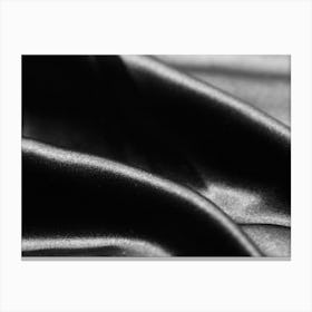 Black Satin Canvas Print