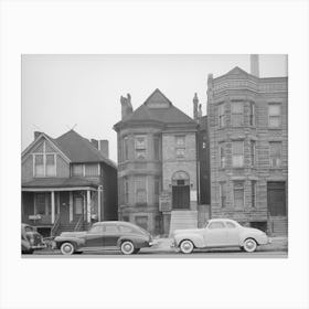 Untitled Photo, Possibly Related To Old Residence Converted Into Church, Chicago, Illinois By Russell Lee Canvas Print