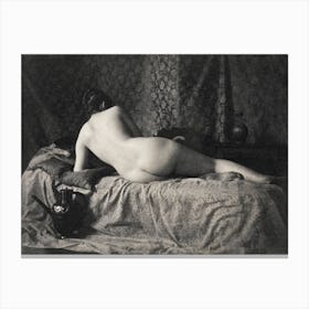 Female Nude From The Back Canvas Print