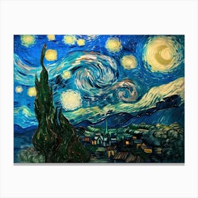 Contemporary Artwork Inspired By Vincent Van Gogh 5 Canvas Print