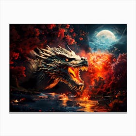 Dragon Lake Canvas Print