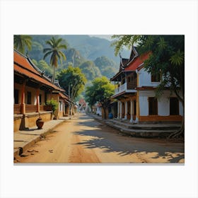  Luang Prabang City  Canvas Print