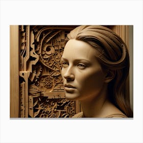 Wood Carvings Canvas Print