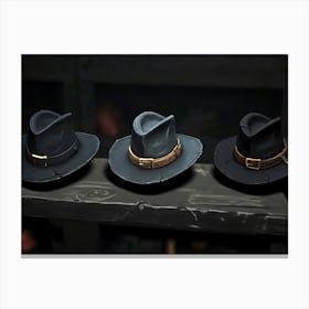 Three Hats Canvas Print