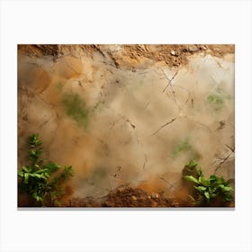 Sand And Dirt Background Canvas Print