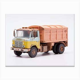 Toy Car Garbage Truck Canvas Print