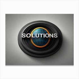 Solutions Stock Videos & Royalty-Free Footage Canvas Print