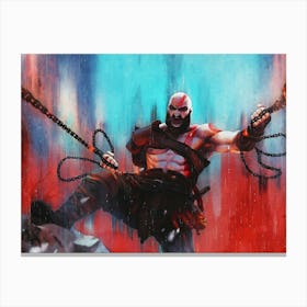 Kratos Game God Of War 2 Canvas Print