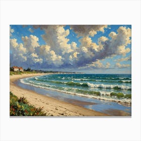 Seascape 8 40x30 In 12000x9000px 49 Canvas Print