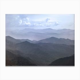 Smoky Mountain Memories - Blue National Park Photography Canvas Print
